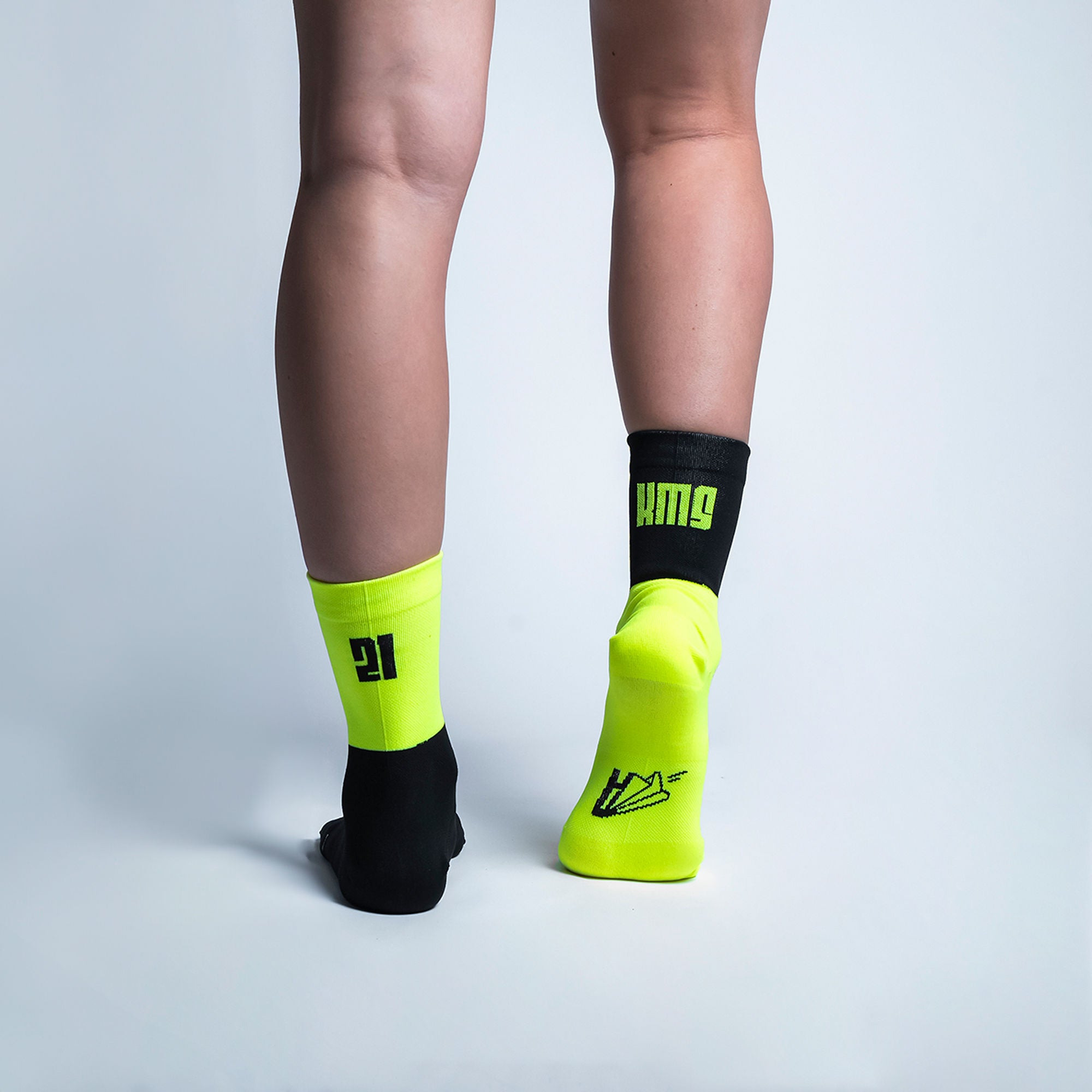 Calcetas deportivas 21 km de compresión ligera para correr y entrenamiento funcional