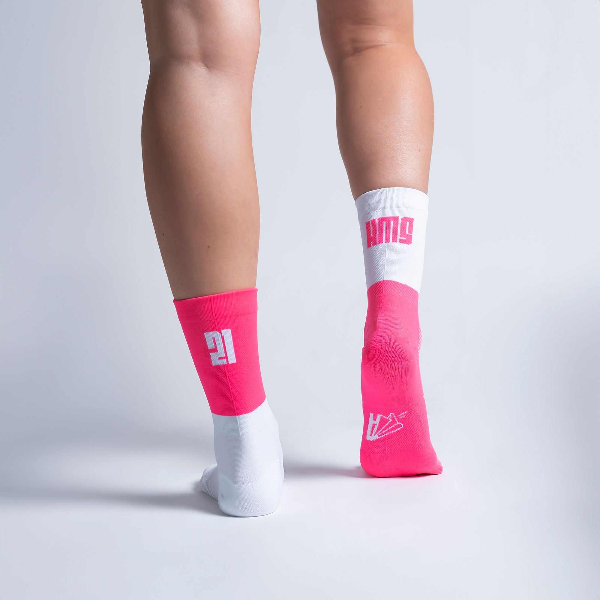 Calcetas deportivas 21 km de compresión ligera para correr y entrenamiento funcional