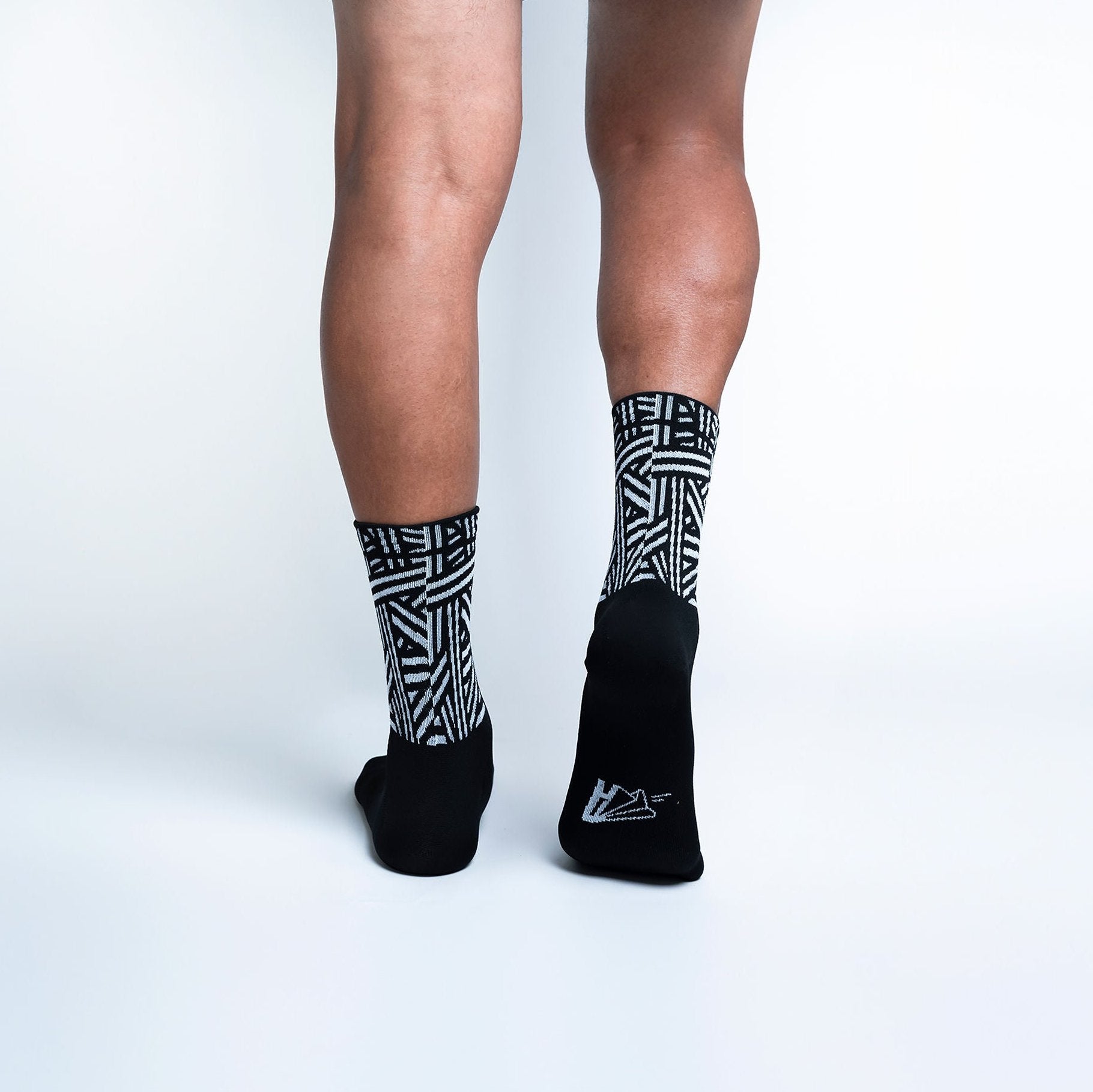 Calcetas deportivas Black Pattern para correr y entrenamiento funcional