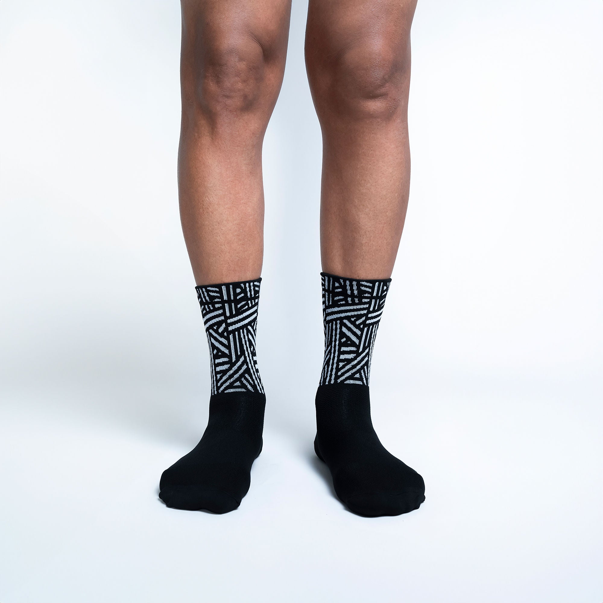 Calcetas deportivas Black Pattern para correr y entrenamiento funcional