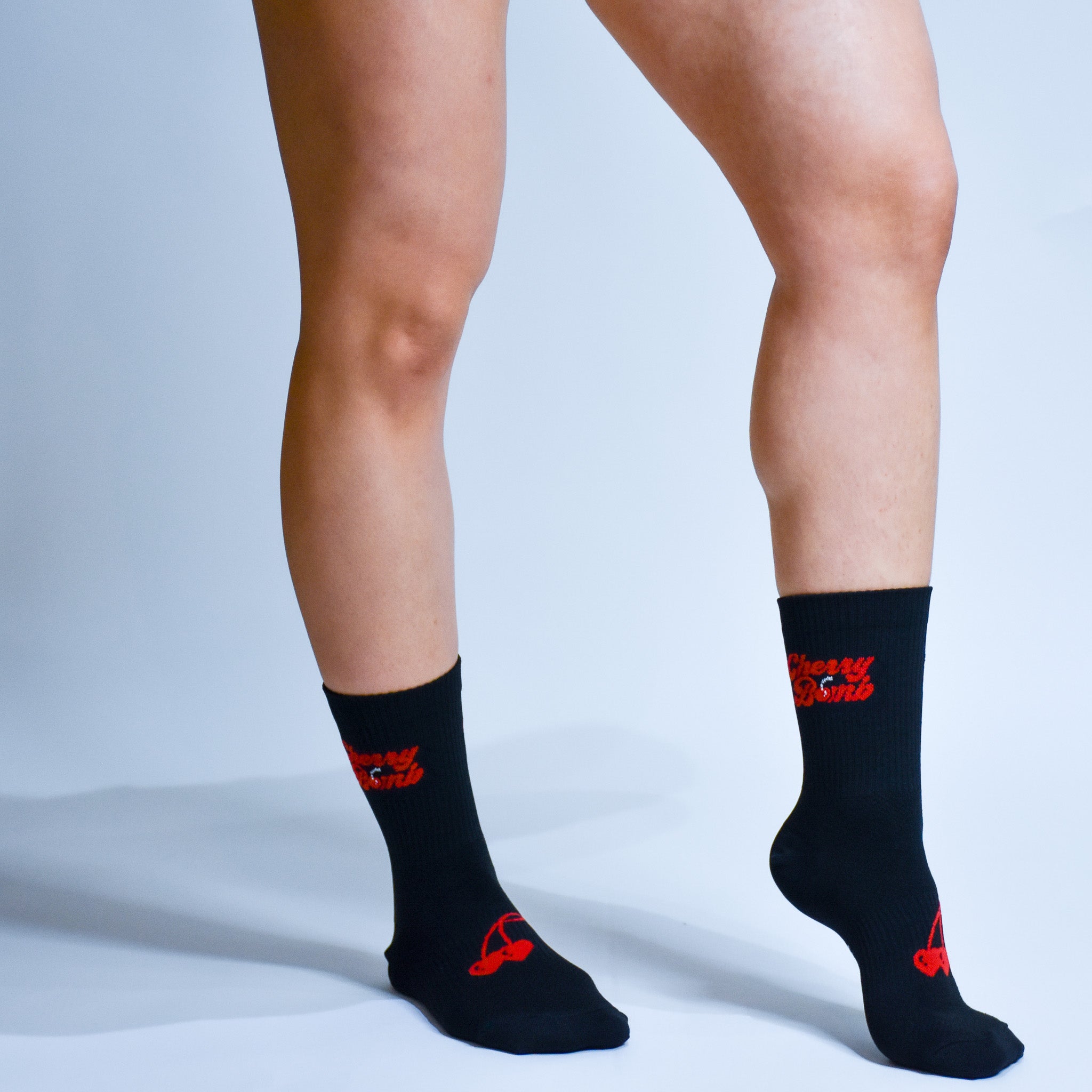 Calcetas deportivas Cherry Bomb Valentines para correr y entrenamiento funcional