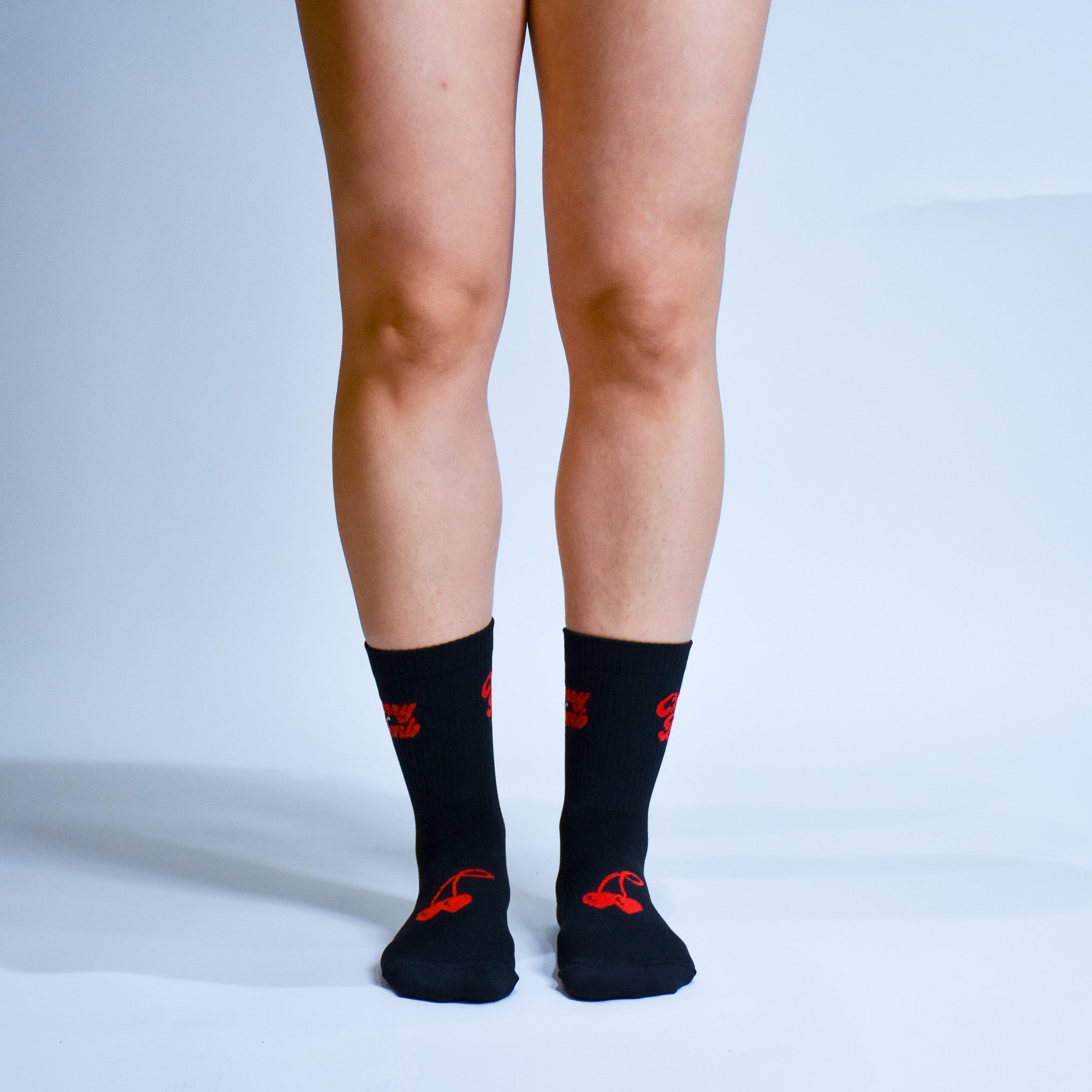 Calcetas deportivas Cherry Bomb Valentines para correr y entrenamiento funcional