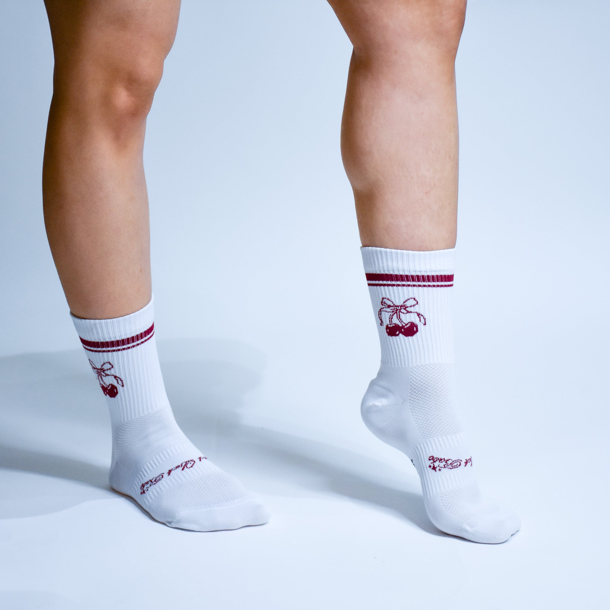 Calcetas deportivas Cherry Valentines para correr y entrenamiento funcional