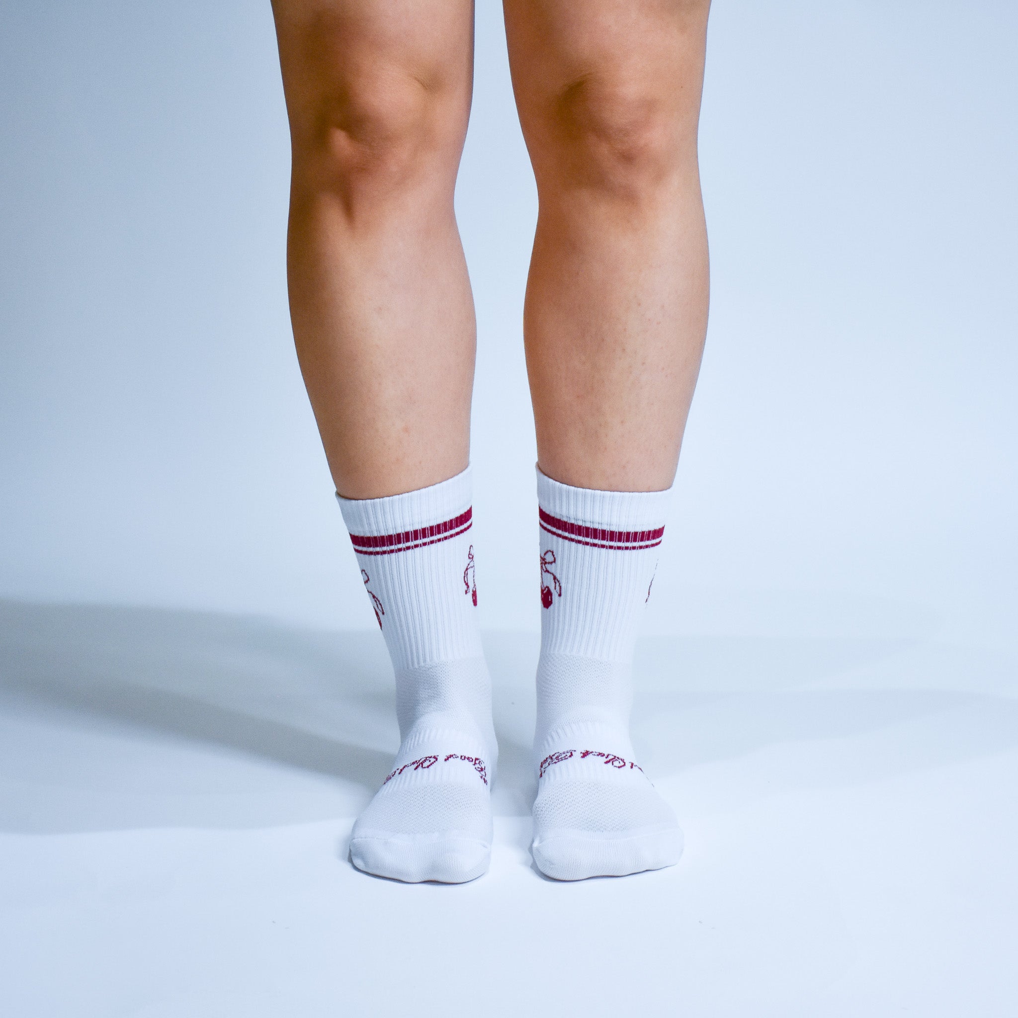 Calcetas deportivas Cherry Valentines para correr y entrenamiento funcional