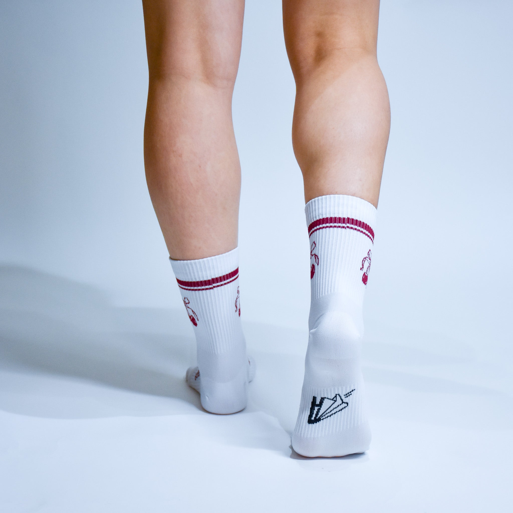 Calcetas deportivas Cherry Valentines para correr y entrenamiento funcional