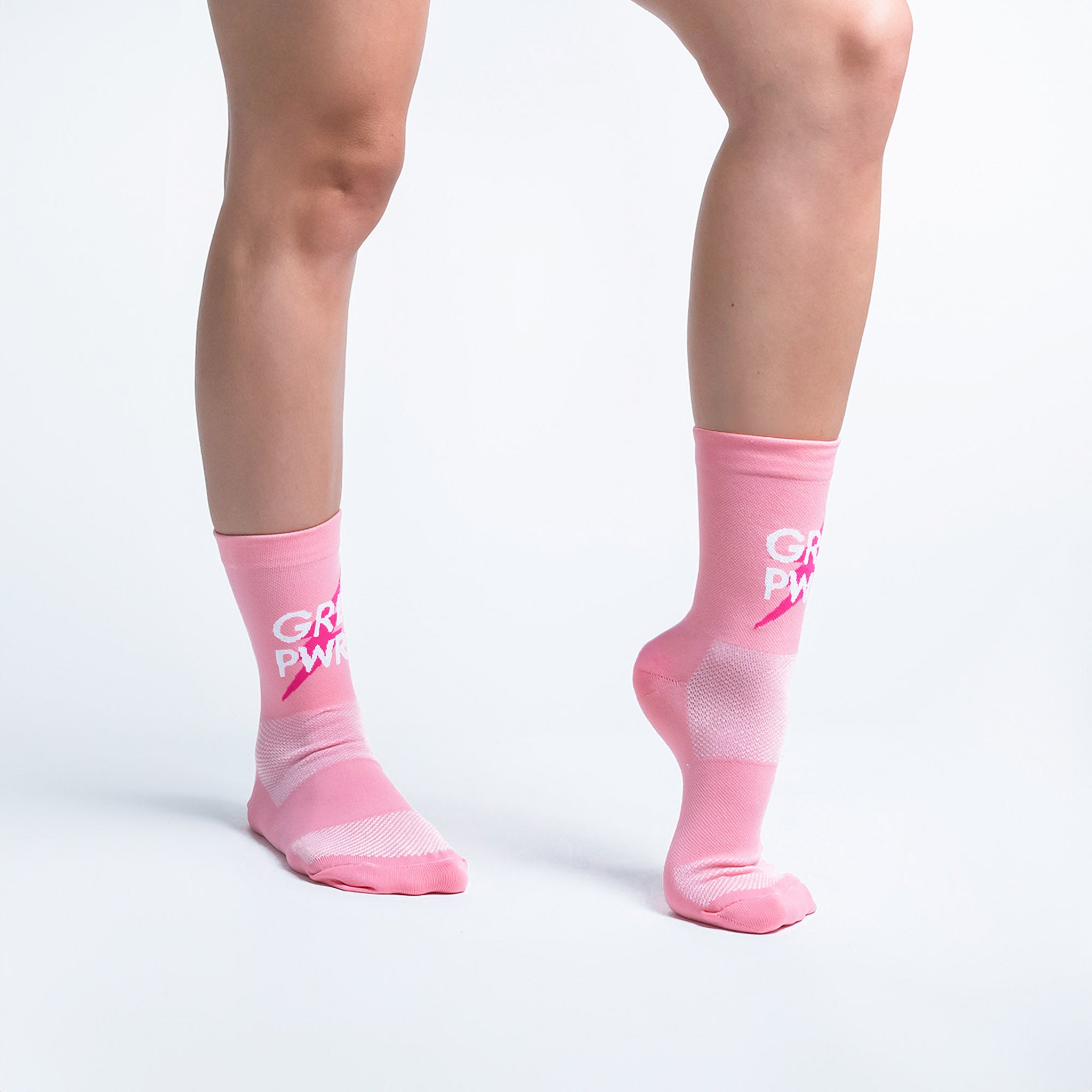 Calcetas deportivas Girl Power de compresión ligera para correr y entrenamiento funcional