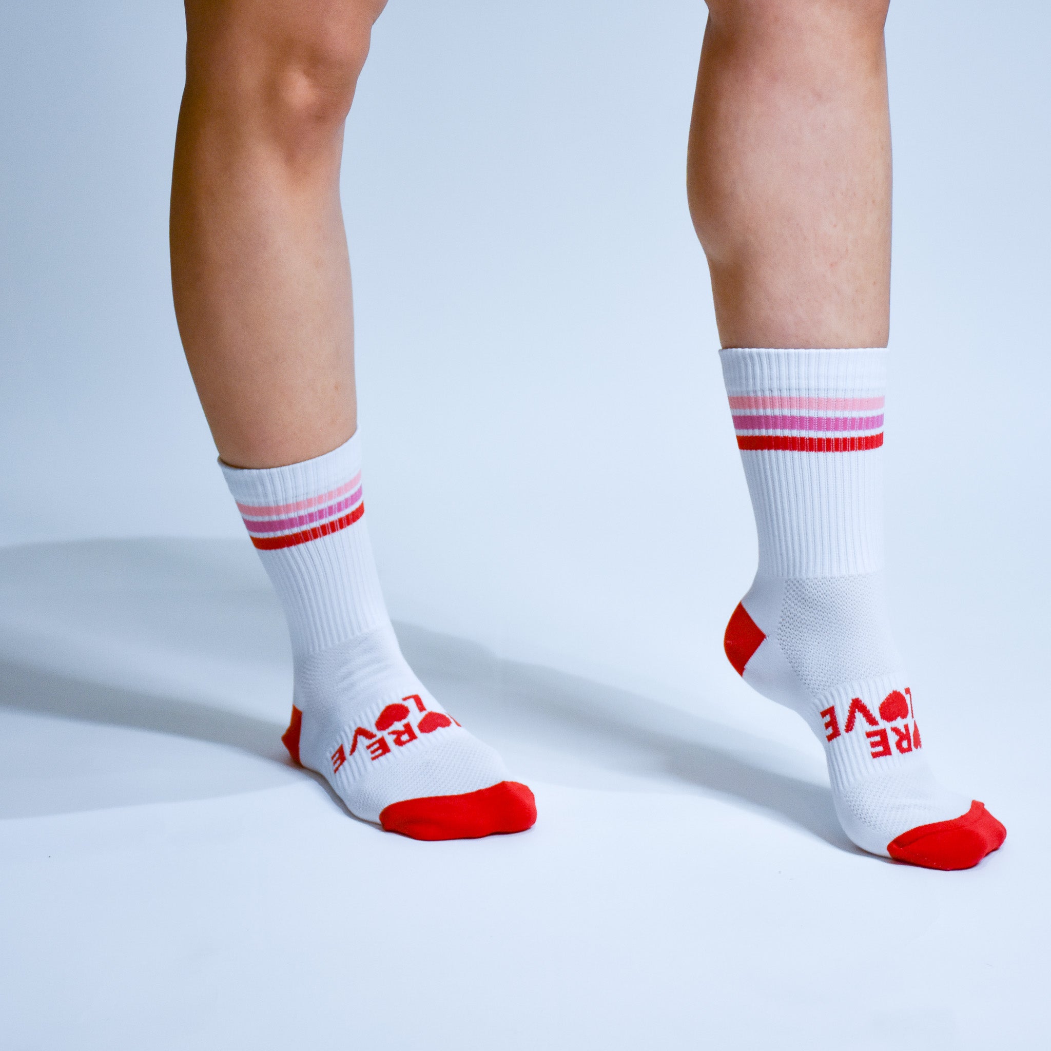 Calcetas deportivas Stripes Love para correr y entrenamiento funcional