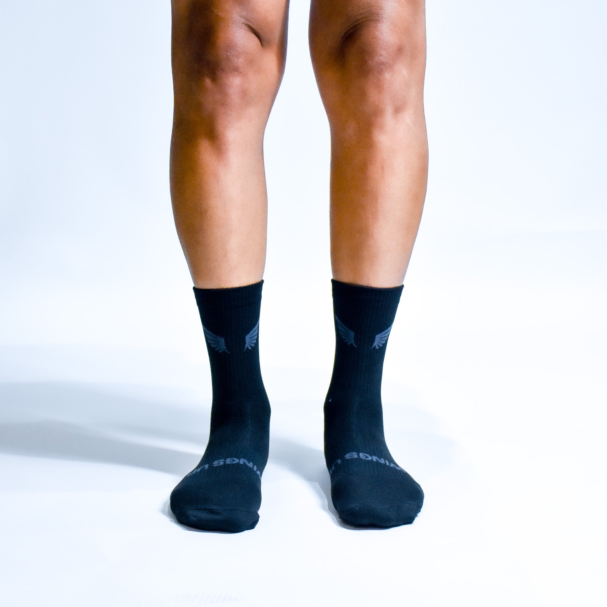 Calcetas deportivas Wings Up de compresión ligera para correr y entrenamiento funcional.